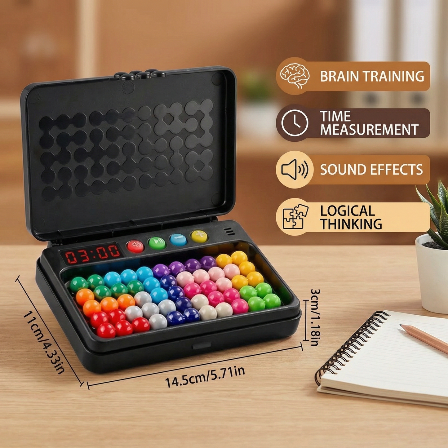 Logic Puzzle Game for Children – 500 Puzzles With Timer