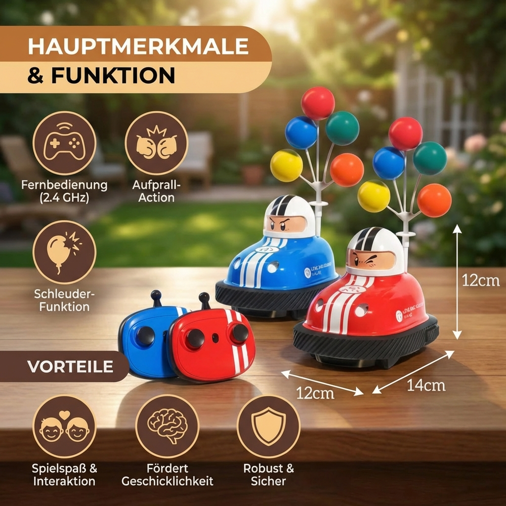 Bumper Car Toy Cars with Sling Function