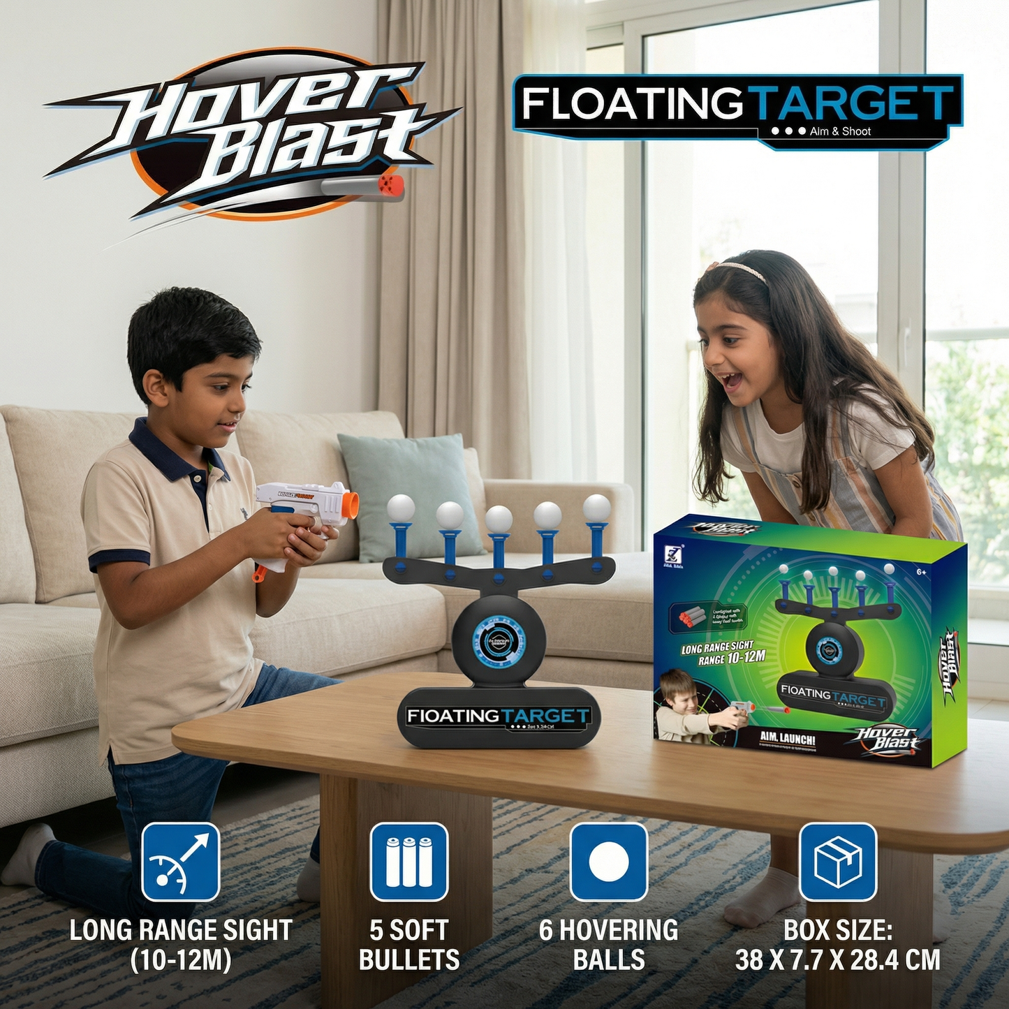 Hovering Balls - Target Shooting Toy
