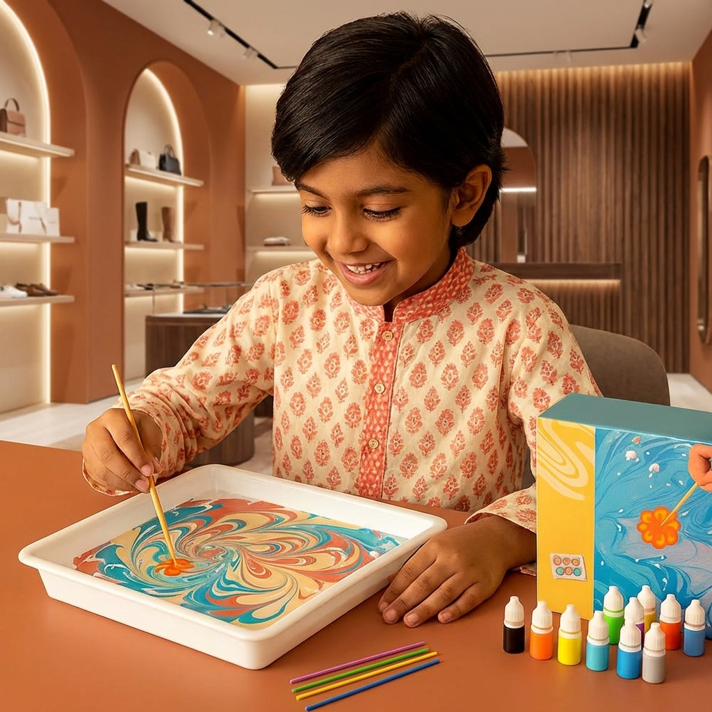 Creative Marble Watercolor Play Set