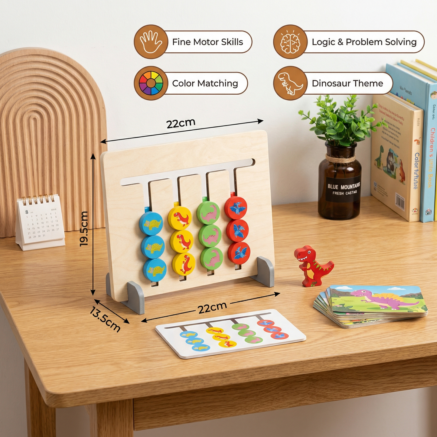 Montessori Wooden Color Matching Game