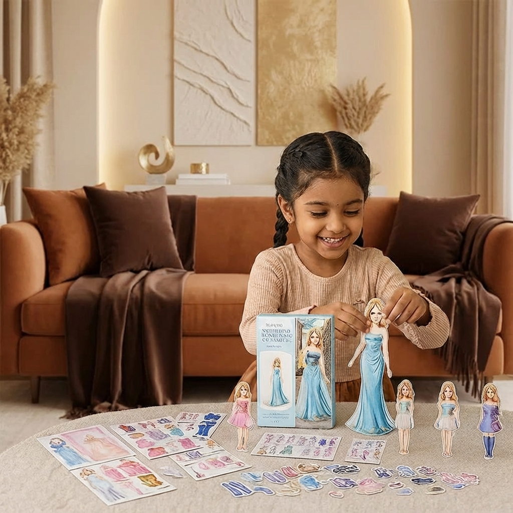 Magnetic Fashion Playset for Children