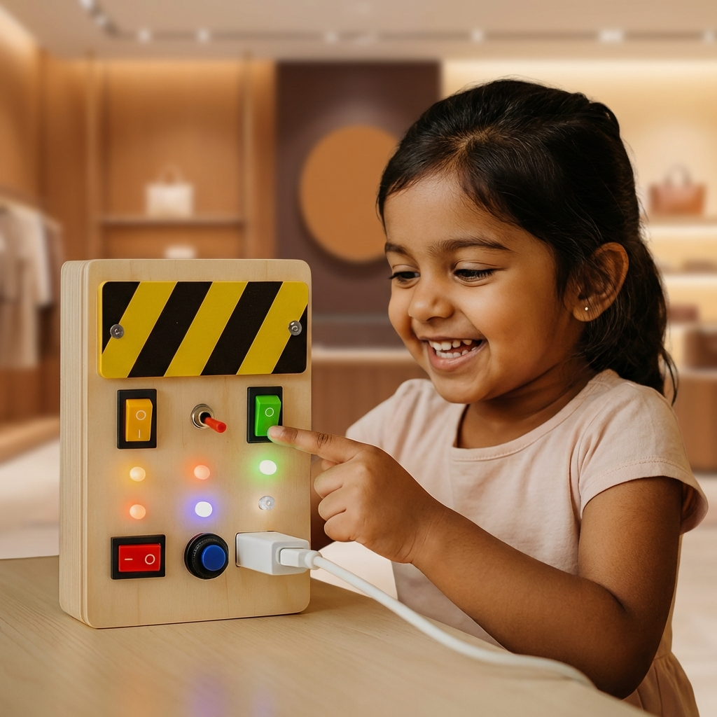 Montessori Wooden Activity Board