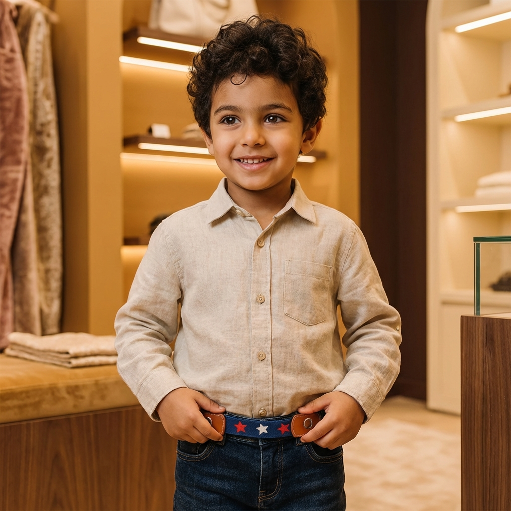 Comfortable Elastic Children's Belts - Suitable for All Ages
