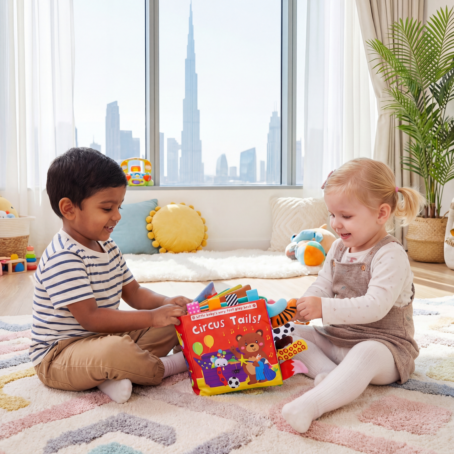 Sensory Crinkle Story Book for Toddlers