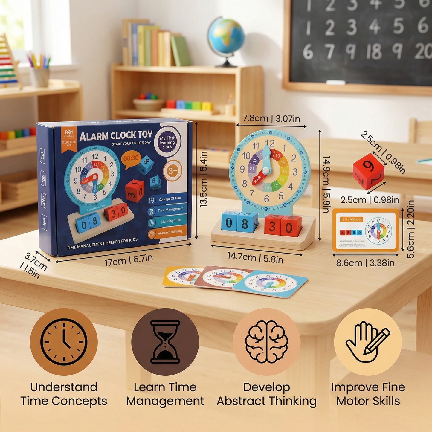 Educational Montessori Time Learning Toy