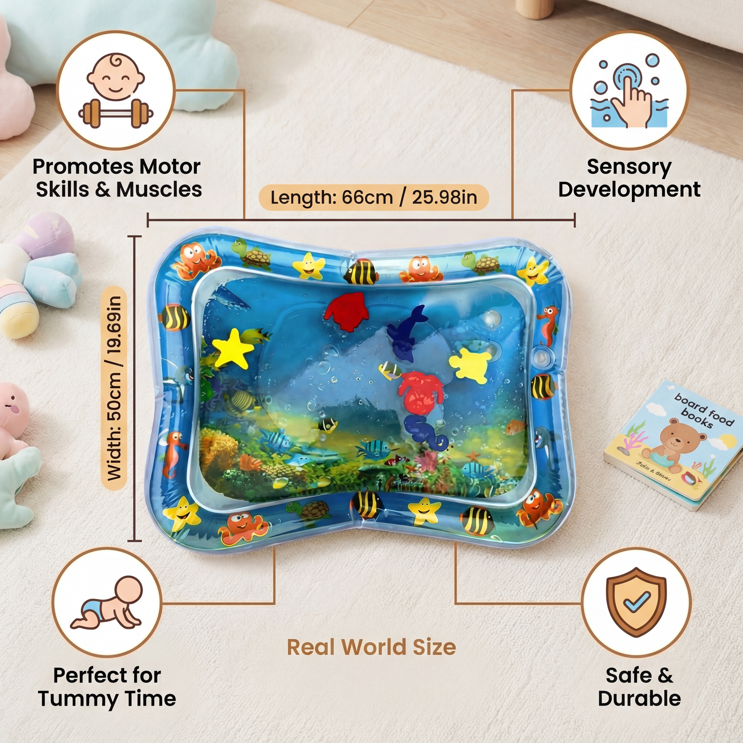 Water Mat – Tummy Time for Babies