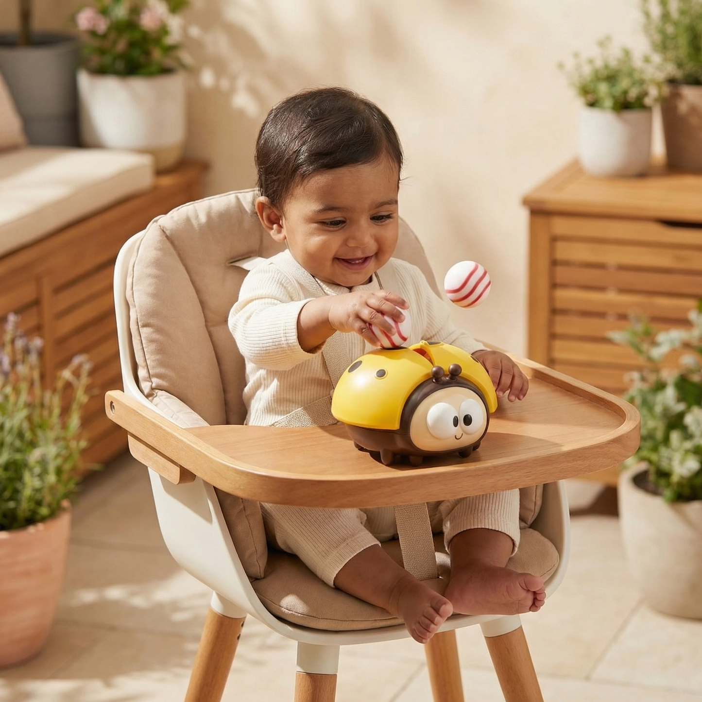 Ladybug Balloon Toy for Babies