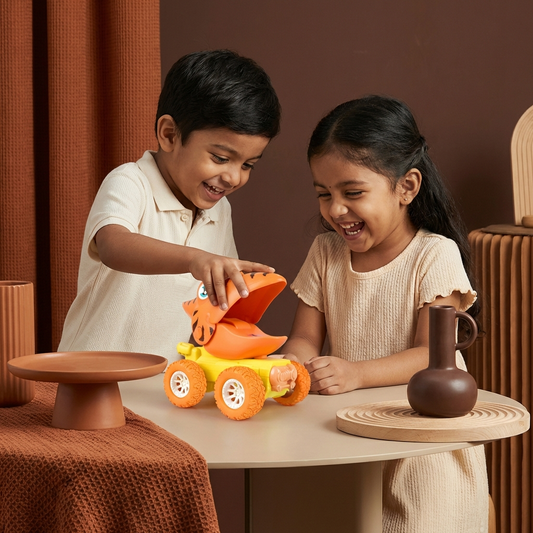 Push & Drive Dino Monster Trucks