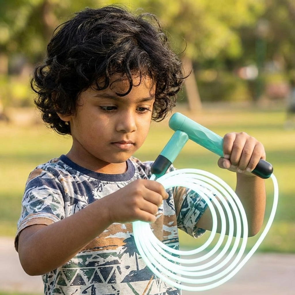 Light-up jump rope