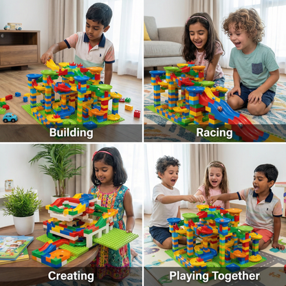 Ball Track Made of Blocks