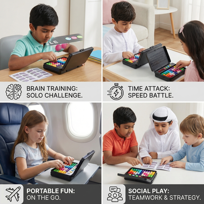 Logic Puzzle Game for Children – 500 Puzzles With Timer