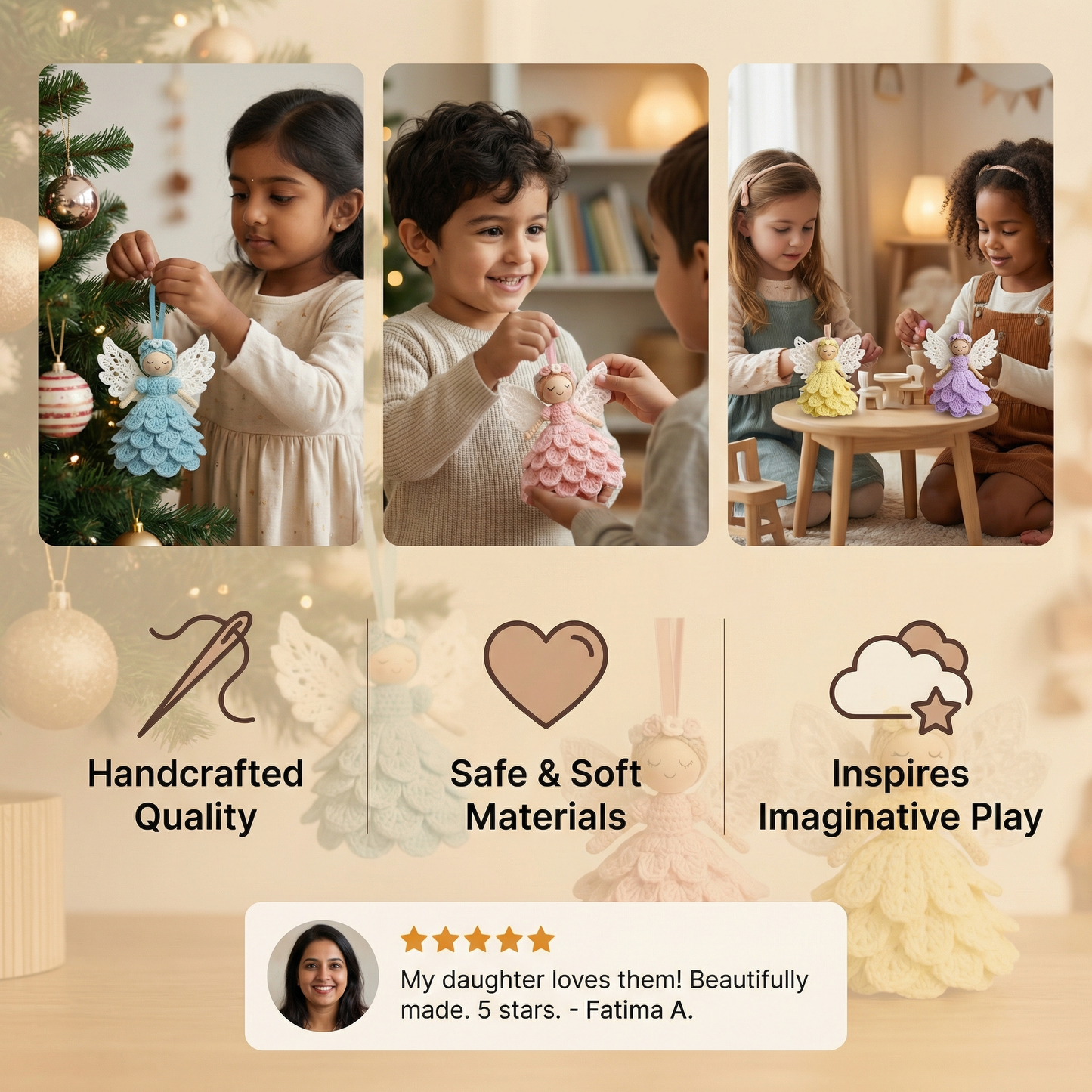 Crocheted Angels - DIY Set