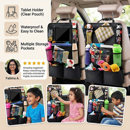 Car Seat Protector and Organizer for Kids