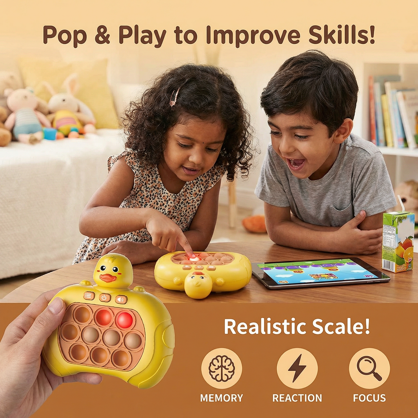 Reaction Pop Game