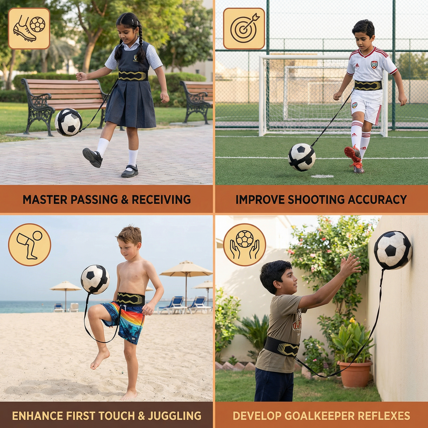 Football Training Belt for Better Ball Control