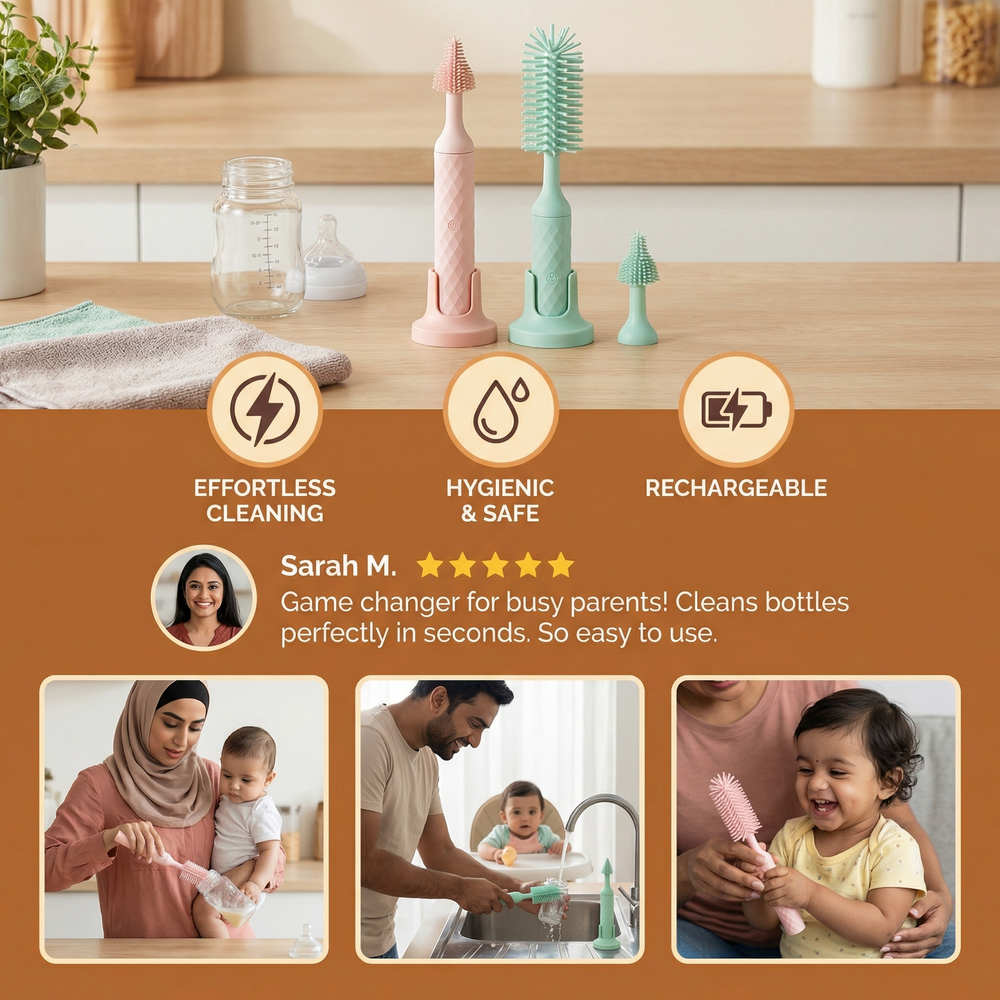 Electric Baby Bottle Cleaner