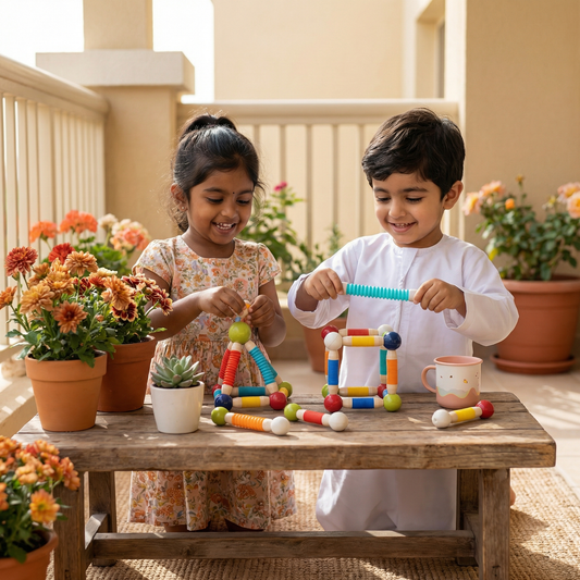 Montessori Mouldable Magnetic Building Blocks