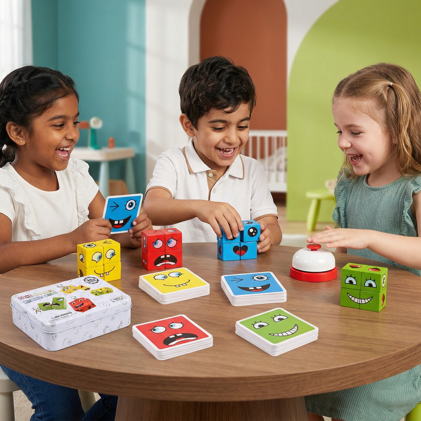 Face Puzzle Cube Game