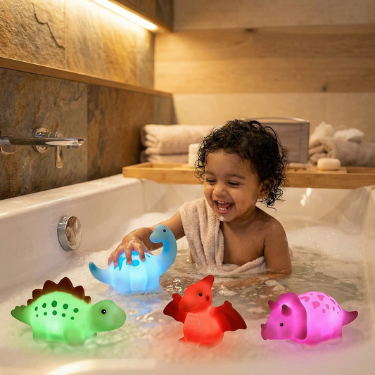 Glowing Bath Dinosaur Toy