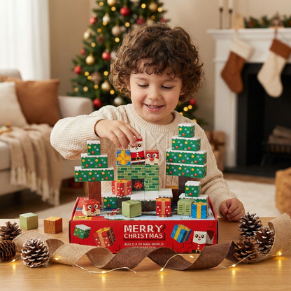 Christmas Magnetic Cube Building Blocks