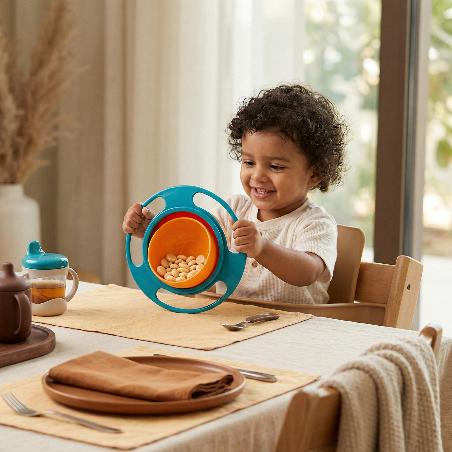Spill-Proof Baby Bowl – Mess-Free Eating