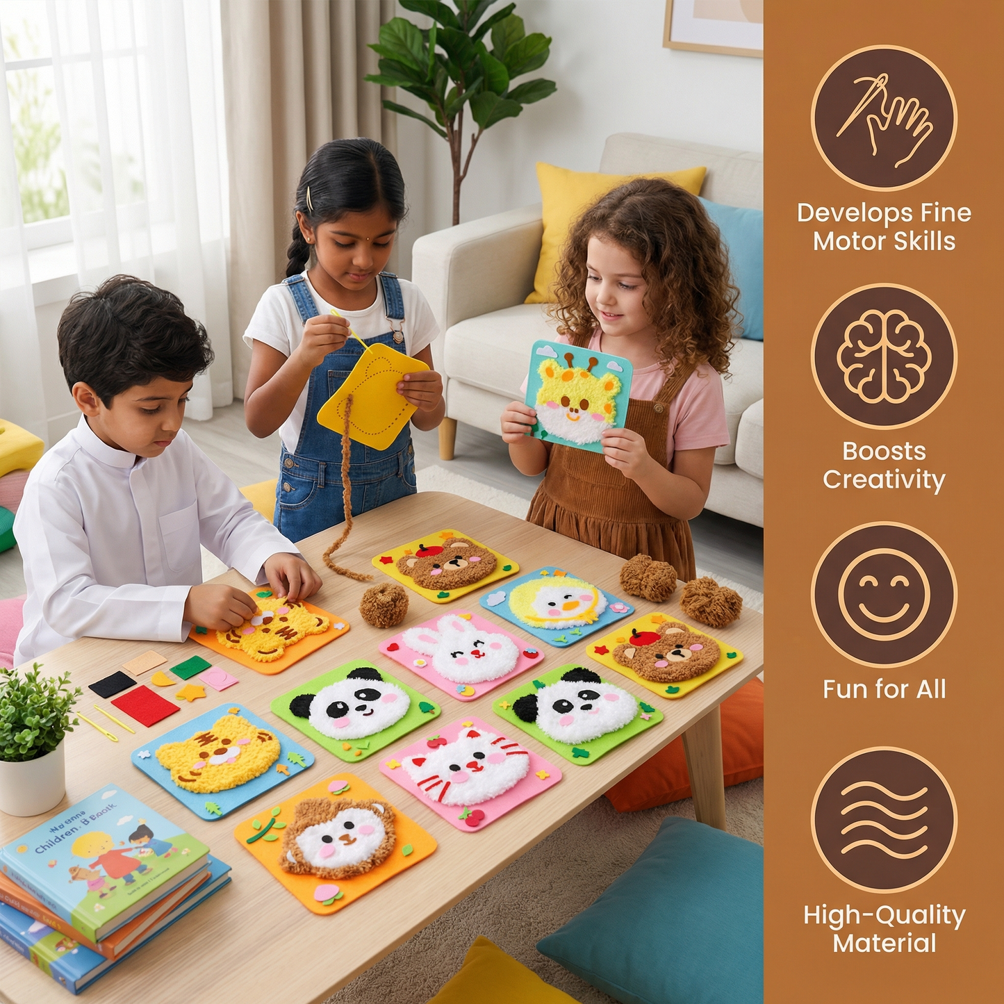 DIY Embroidery Doll Kit