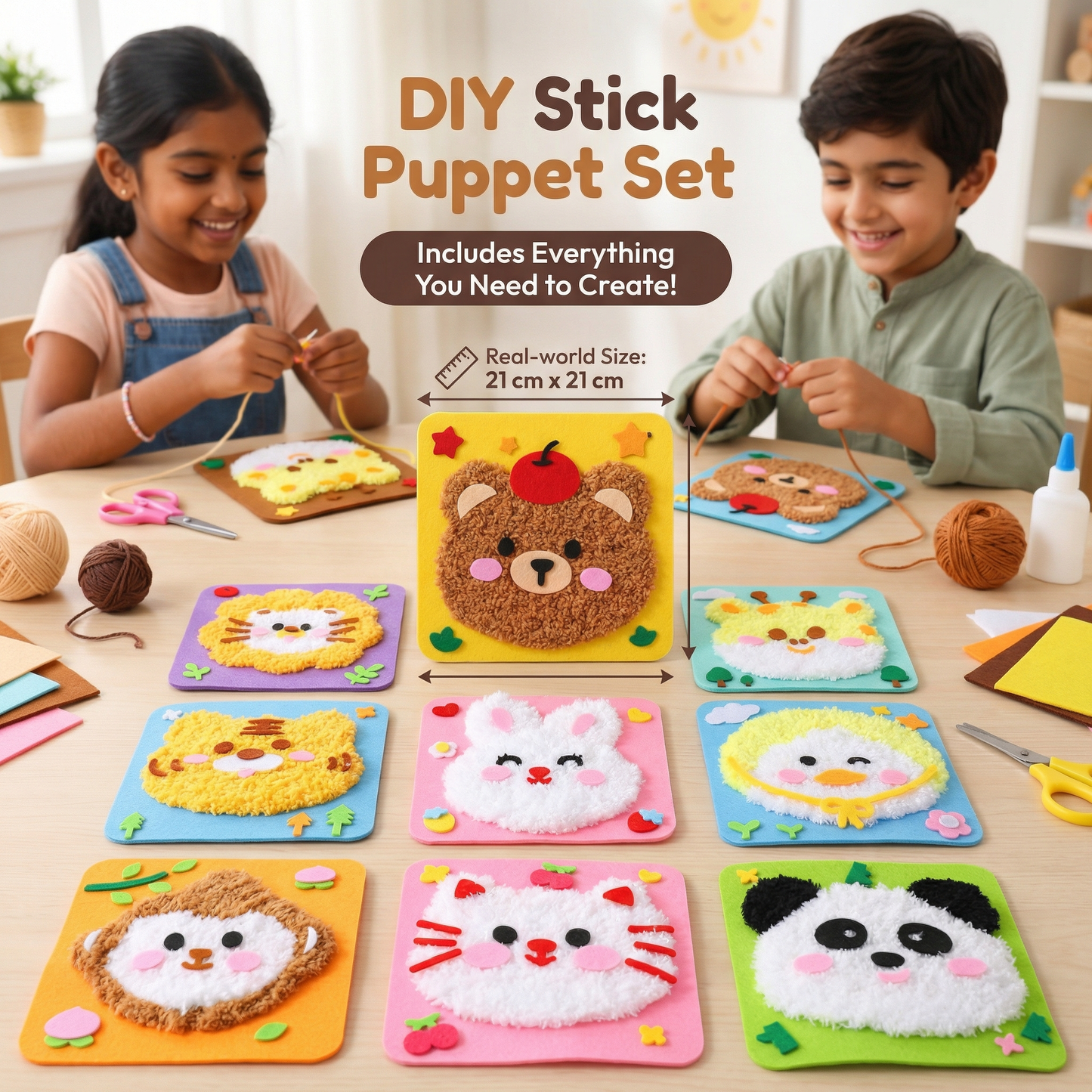 DIY Embroidery Doll Kit