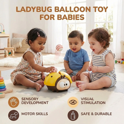 Ladybug Balloon Toy for Babies