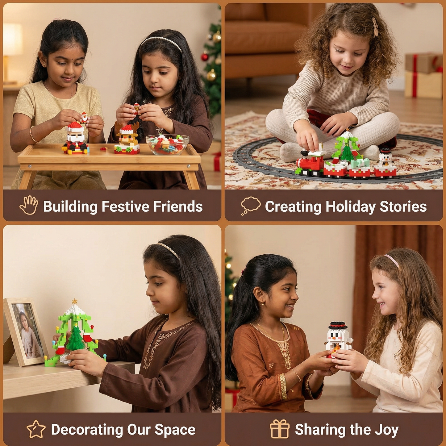 Creative Building Block Christmas Figures – Fun for the Whole Family