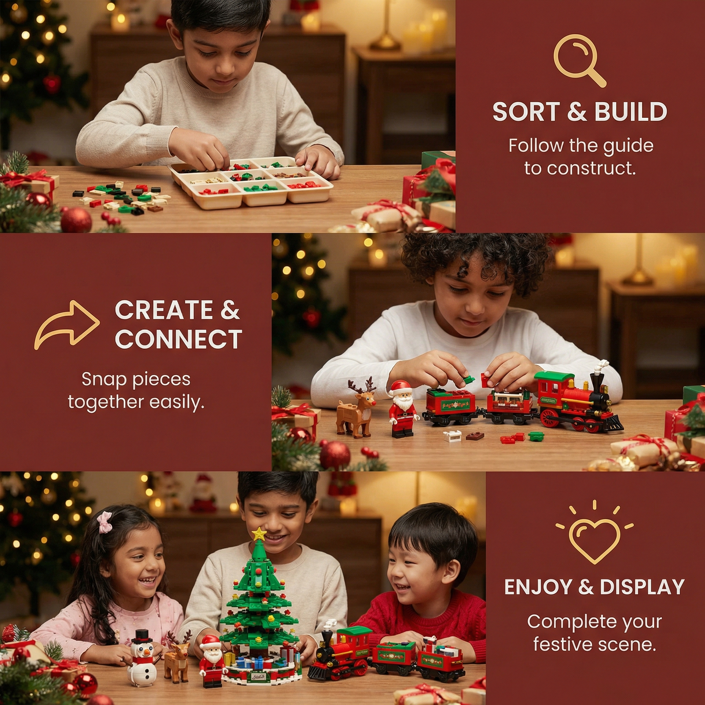Creative Building Block Christmas Figures – Fun for the Whole Family