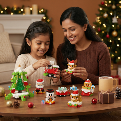 Creative Building Block Christmas Figures – Fun for the Whole Family