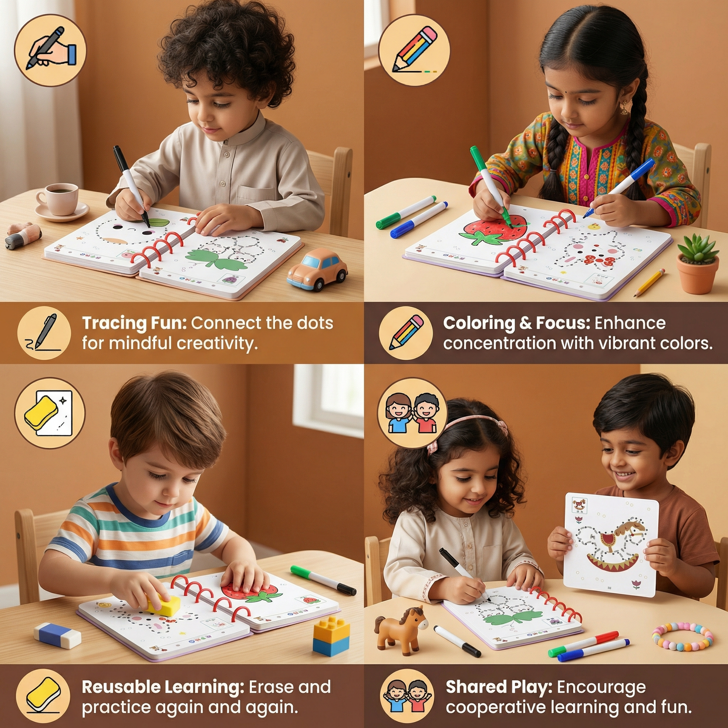 Magic Lines - Magical Tracing Workbook Set