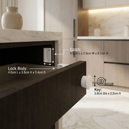Magnetic Child Safety Cabinet and Door Set