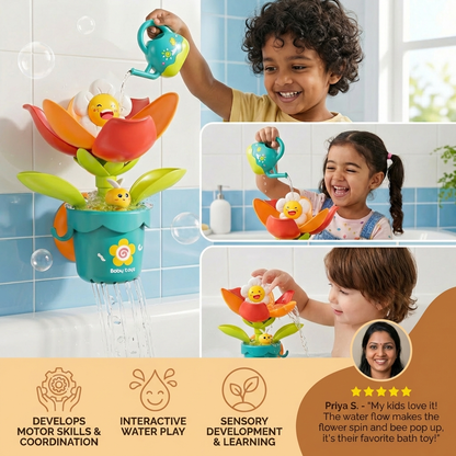 Flower Fun Bath Toy with Watering Can