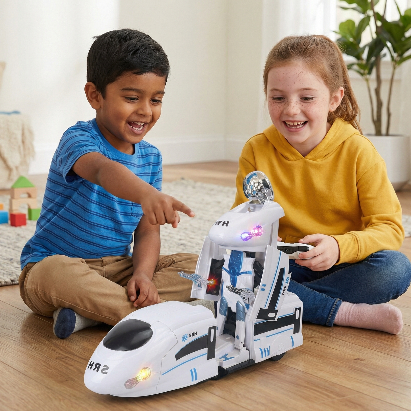 Transforming Robot Train Toy