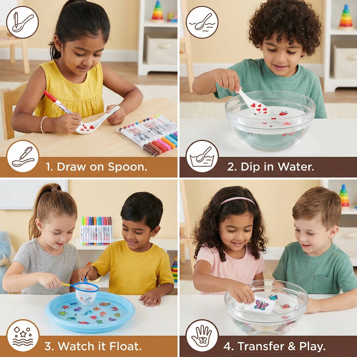 Magical Markers for Floating Drawings (12 Pieces)