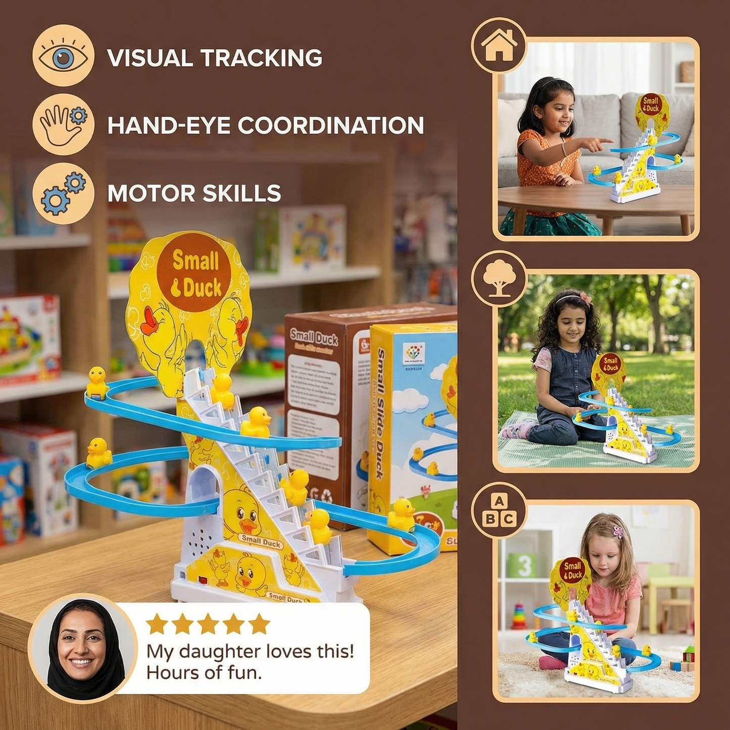 Duck Slide Roller Coaster Toy
