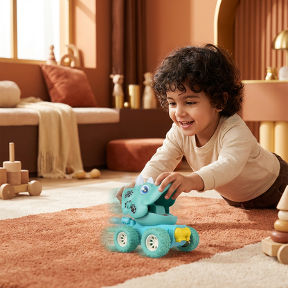 Push & Drive Dino Monster Trucks
