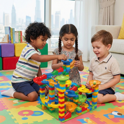 Ball Track Made of Blocks