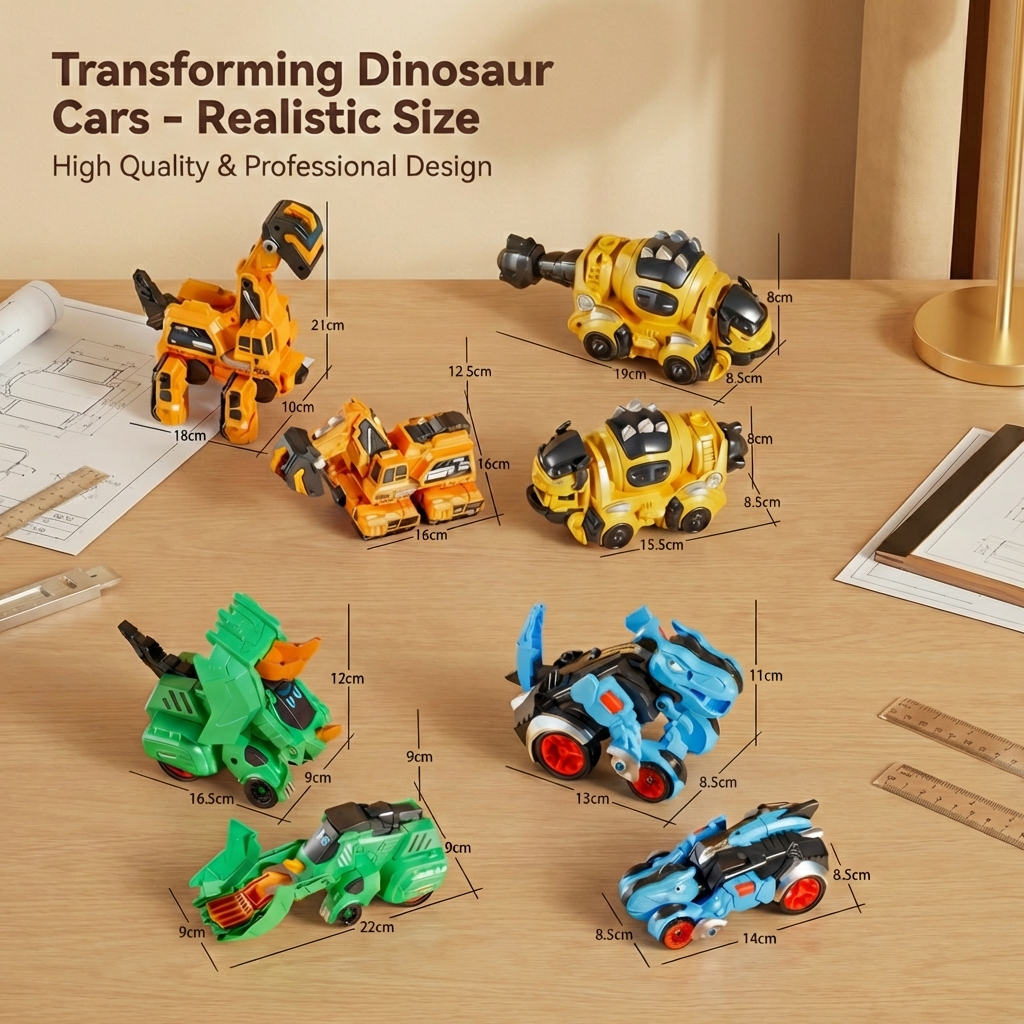 Transforming Dinosaur Cars