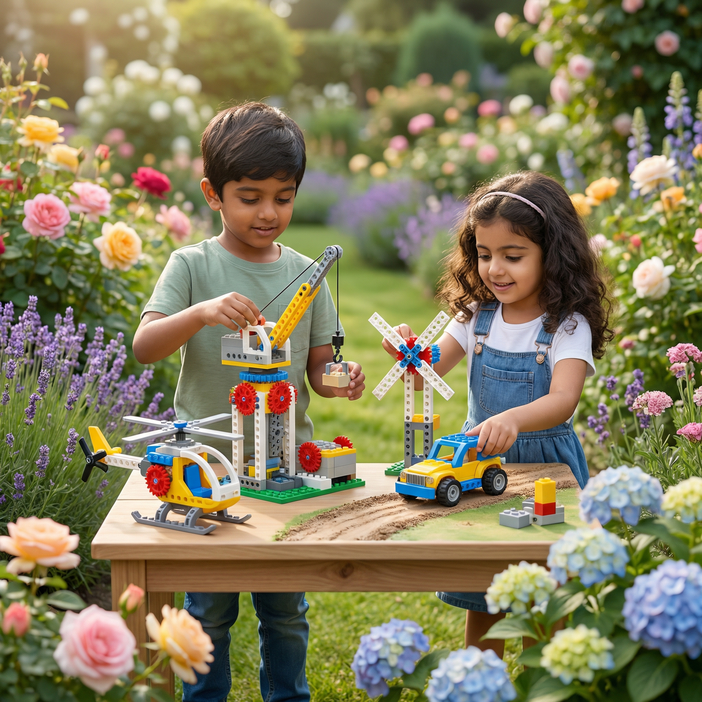3-in-1 Science and Technology Building Block Playset