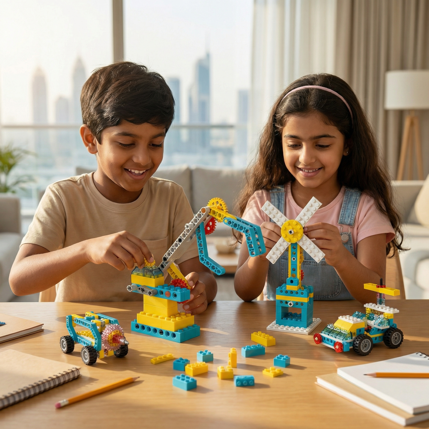 3-in-1 Science and Technology Building Block Playset