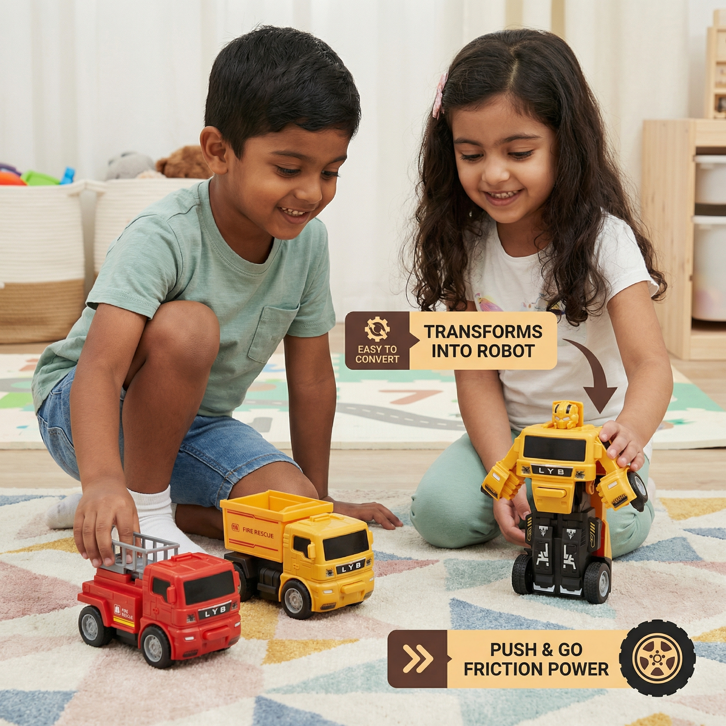 Transformer Truck Children's Toy