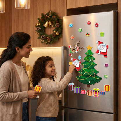 Christmas Montessori Magnetic Sticker Set for DIY Decoration