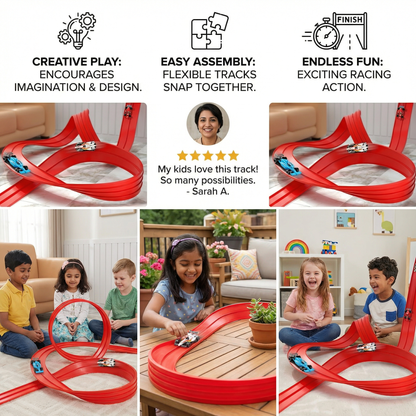 Flexible Modular Race Track Set