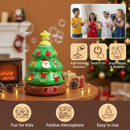 Music Bubble Christmas Tree with Stickers for Decorating