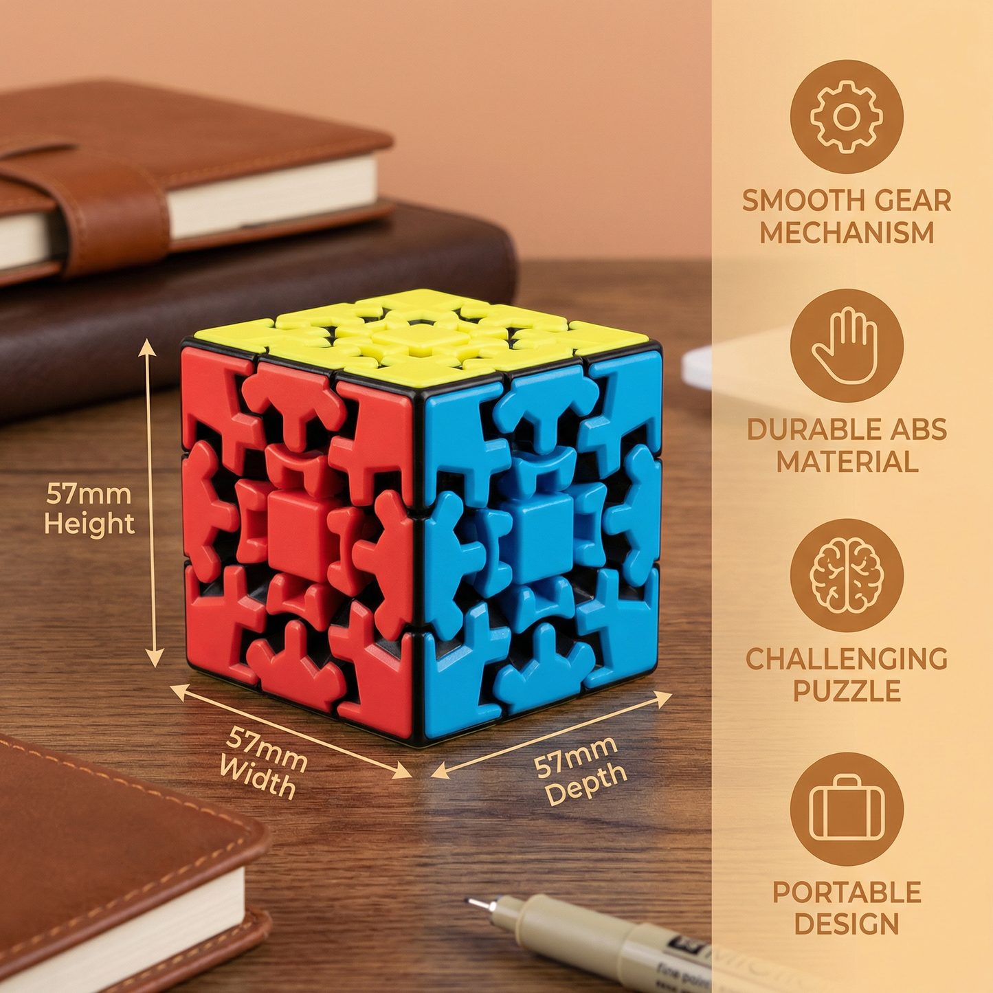 Gear Cube 3×3×3 – Mechanical Logic Game