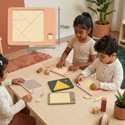 Wooden Tangram Puzzle Game