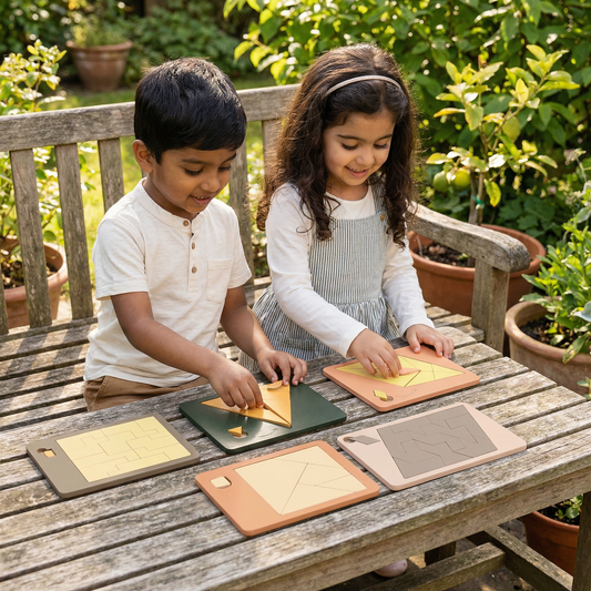 Wooden Tangram Puzzle Game